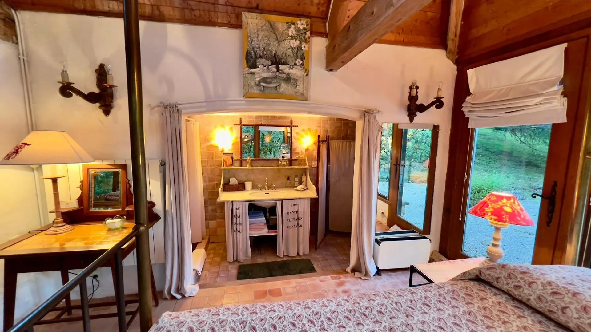 Maison En Pierre Dans La Foret - Piscine & Calme 마텔